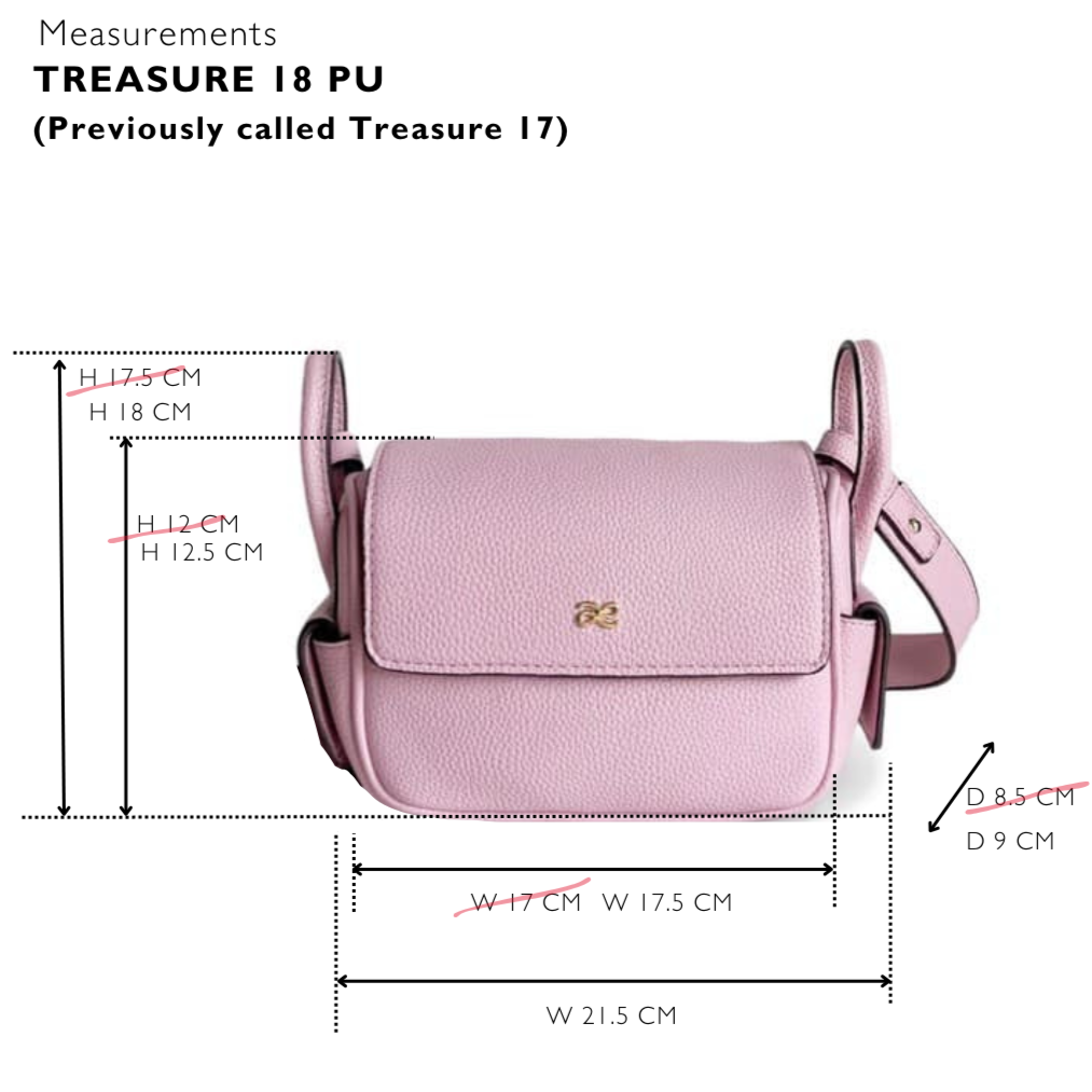 Treasure 18 - PU (Long Strap: PU 'Duostrap')