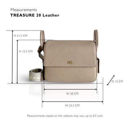 Treasure 20 - Genuine Leather (Long Strap: Leather)